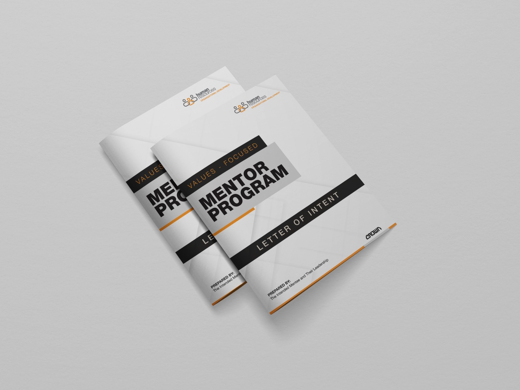 Mentor Program booklet covers