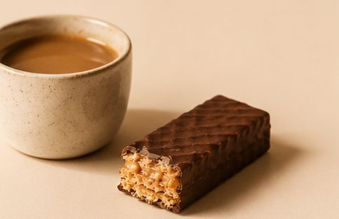 SHIFT wafer with coffee