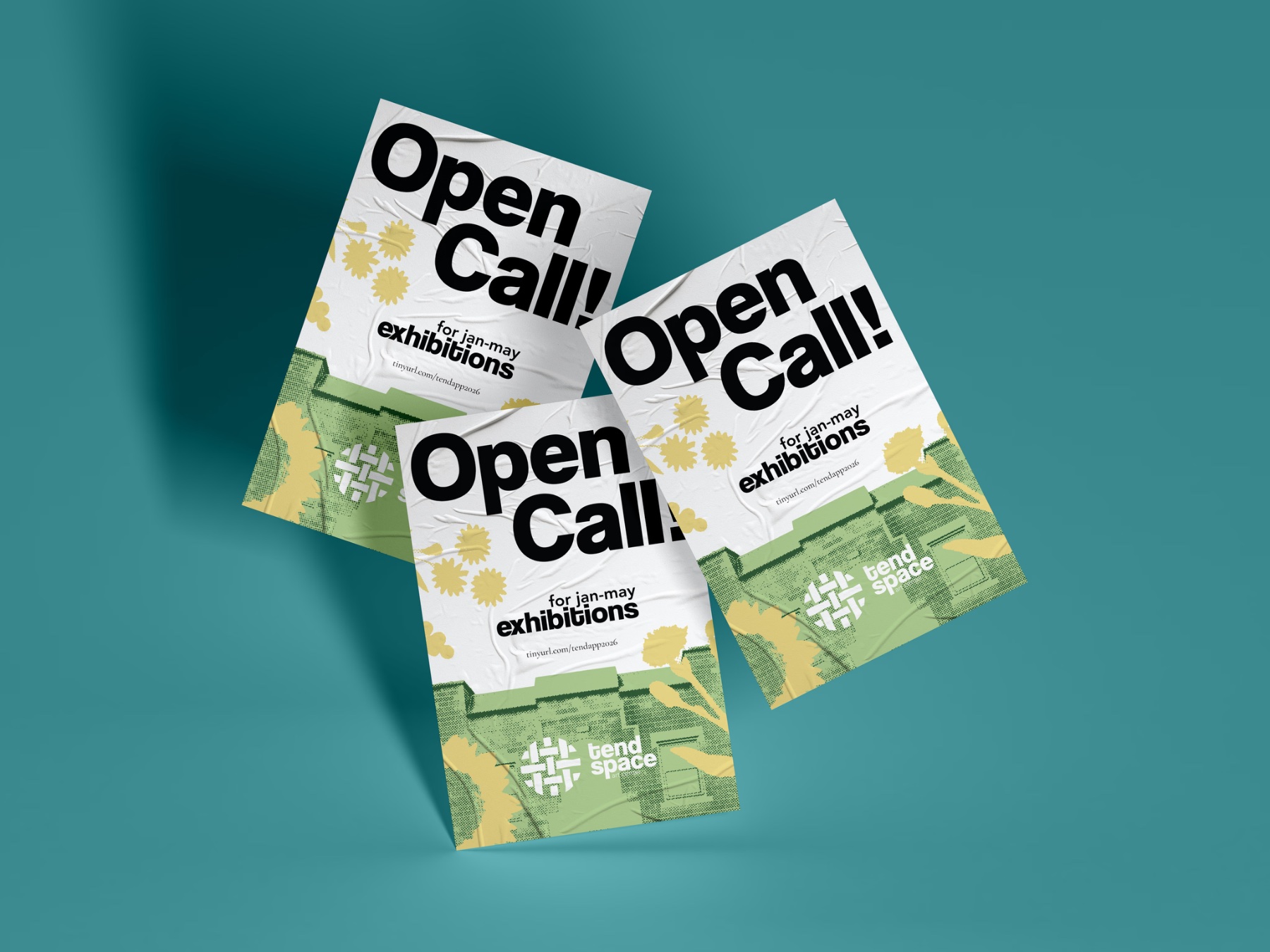 Open Call exhibition posters